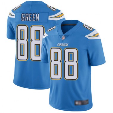 Los Angeles Chargers NFL Football Virgil Green Electric Blue Jersey Men Limited  #88 Alternate Vapor Untouchable->ncaa teams->NCAA Jersey